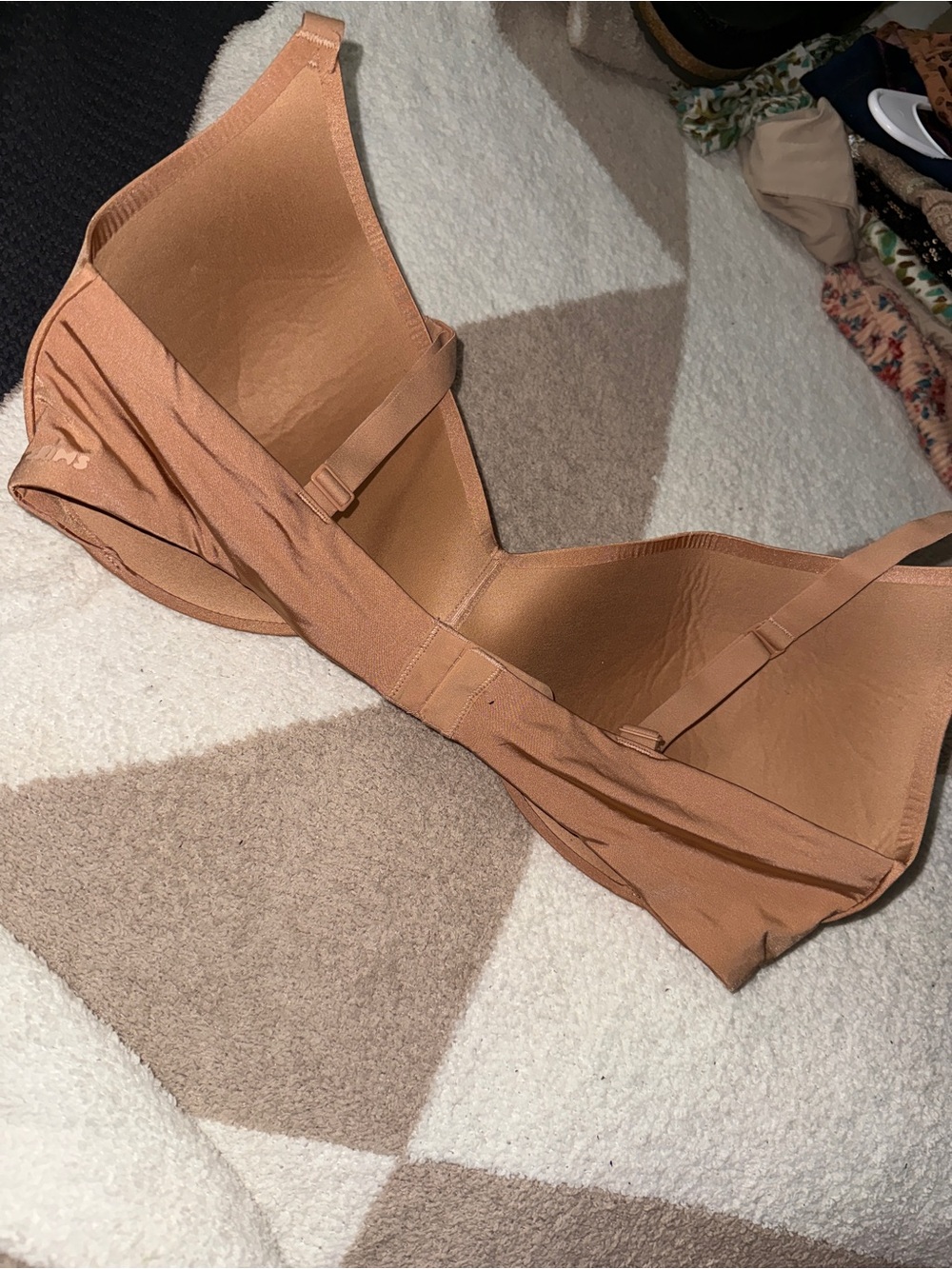 SKIMS Molded T-Shirt Bra in Copper Brown - Picture 2 of 4
